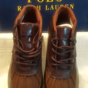 Ralph Lauren Radus Tan Brown Mid Top